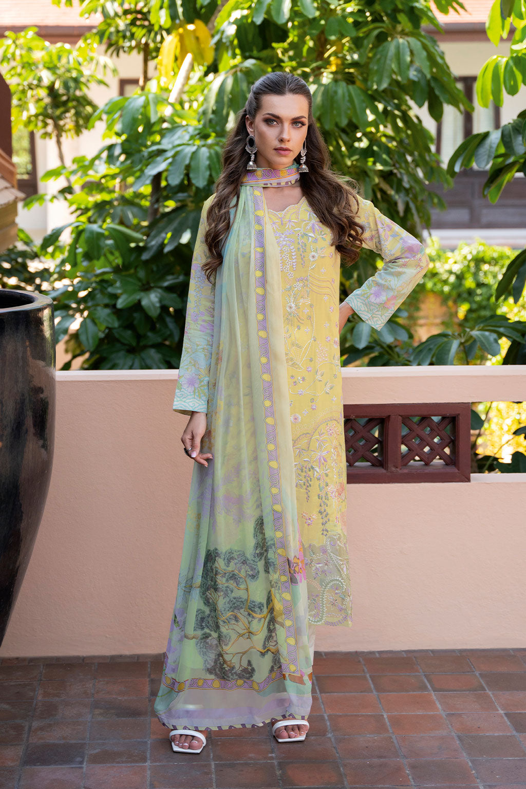 Ramsha | Ghazal Luxury Lawn | G-308 - House Of Anaya