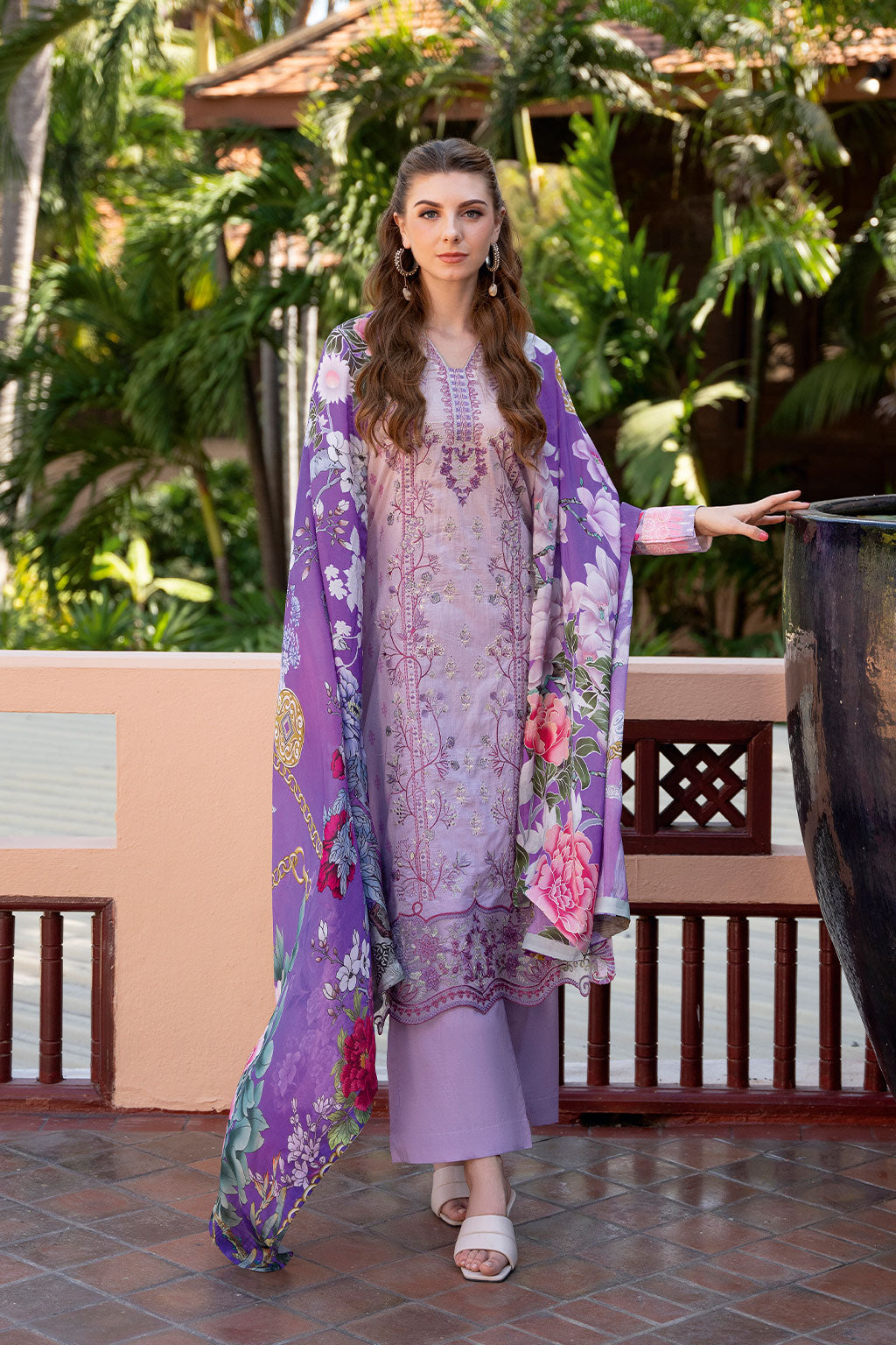 Ramsha | Ghazal Luxury Lawn | G-310 - House Of Anaya