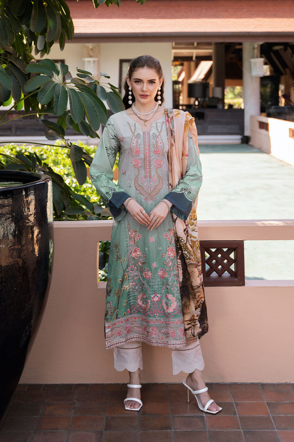 Ramsha | Ghazal Luxury Lawn | G-312 - House Of Anaya