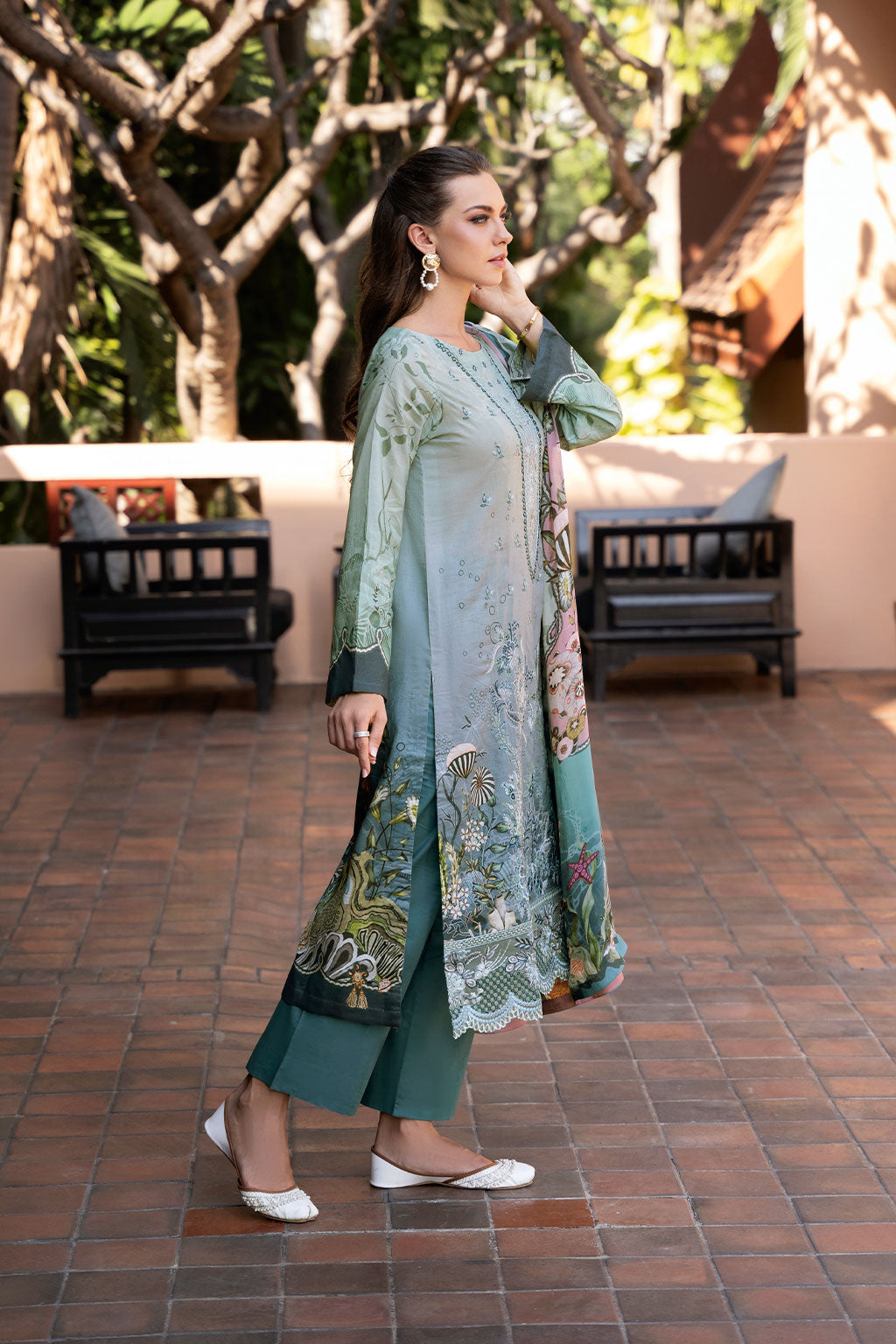 Ramsha | Ghazal Luxury Lawn | G-306 - House Of Anaya