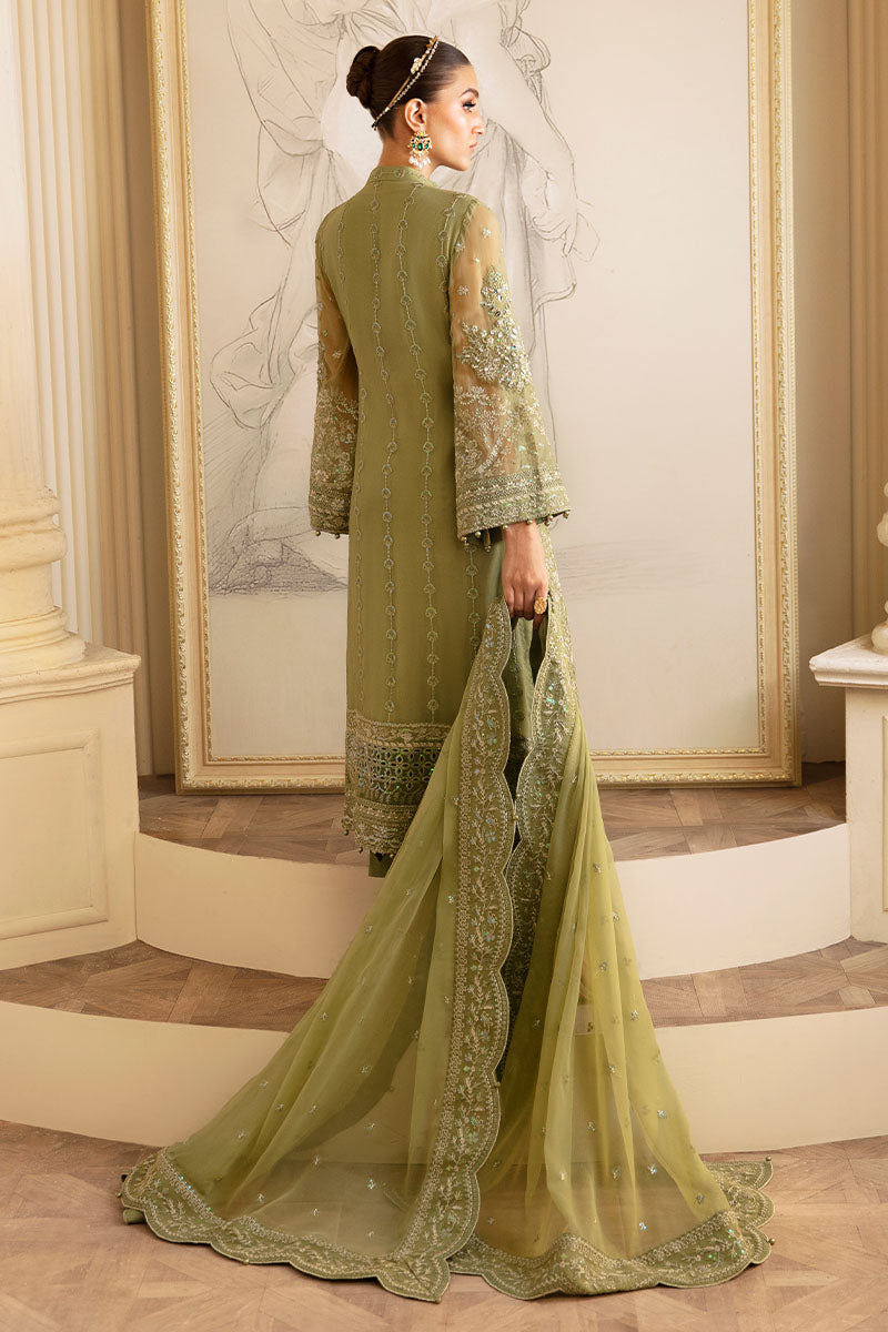 Gulaal | Embroidered Chiffon 24 | Almendra - House Of Anaya