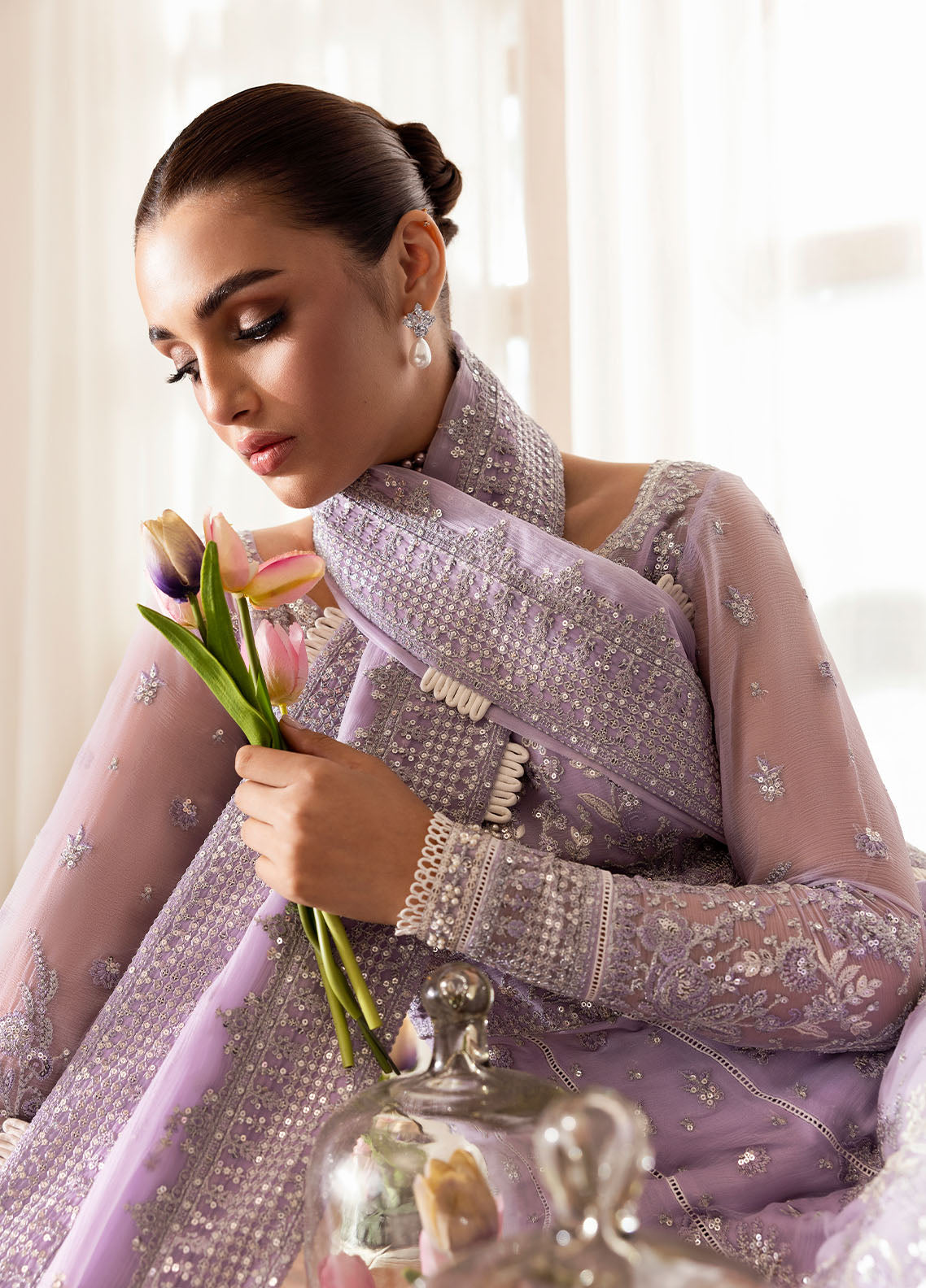 Gulaal | Reverie Embroidered Chiffon | PAREESA