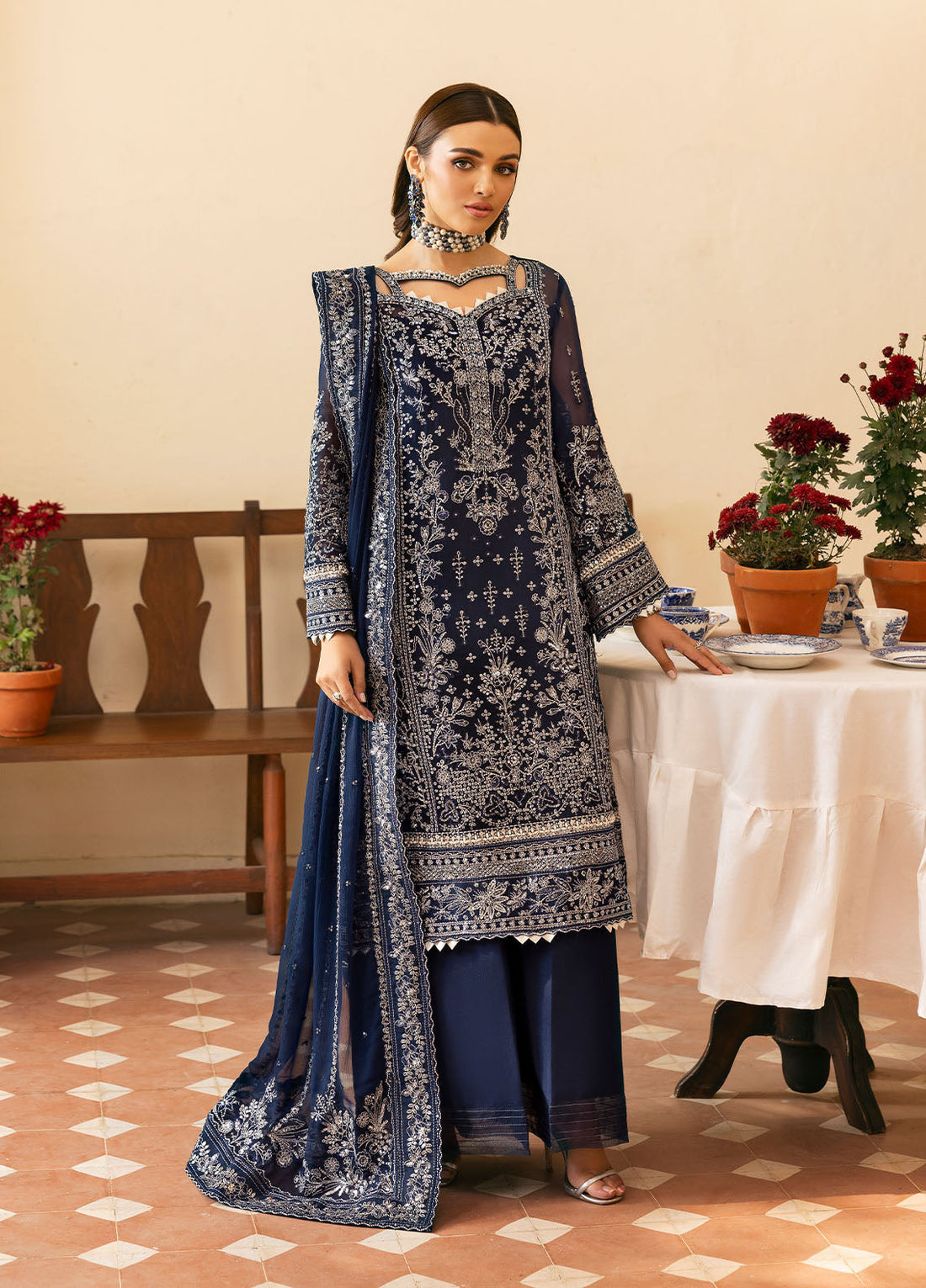 Gulaal | Reverie Embroidered Chiffon | ARISTA - House Of Anaya
