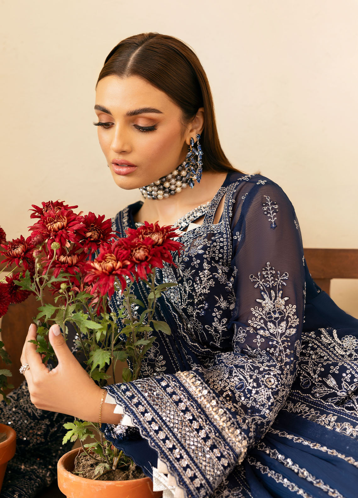 Gulaal | Reverie Embroidered Chiffon | ARISTA - House Of Anaya