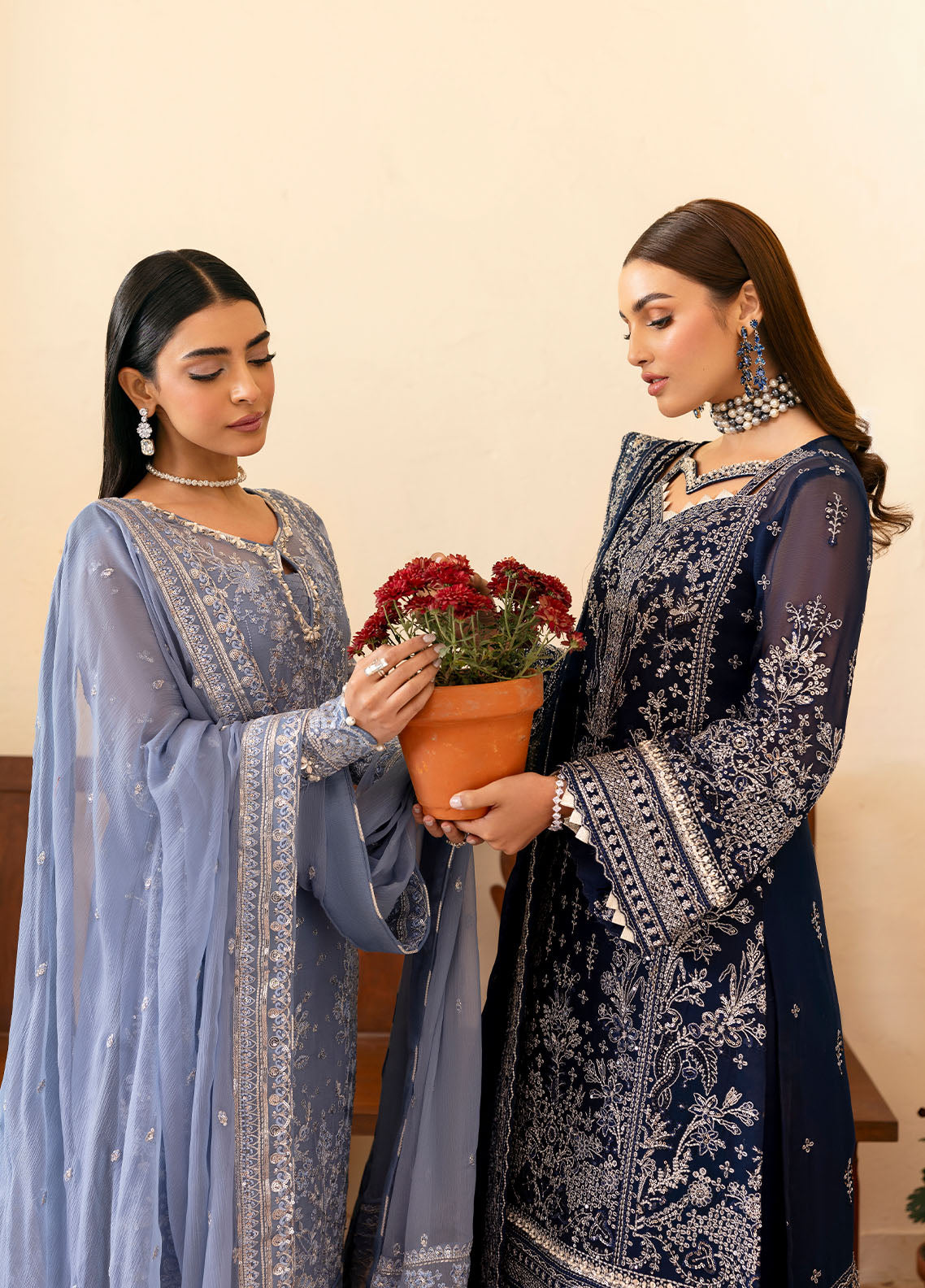 Gulaal | Reverie Embroidered Chiffon | ARISTA - House Of Anaya