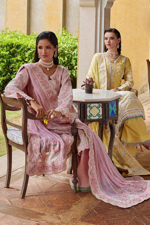Gulaal | Luxury Lawn 25 | Magnolia - House Of Anaya
