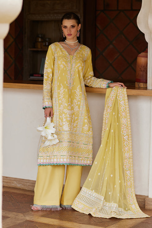 Gulaal | Luxury Lawn 25 | Iris - House Of Anaya
