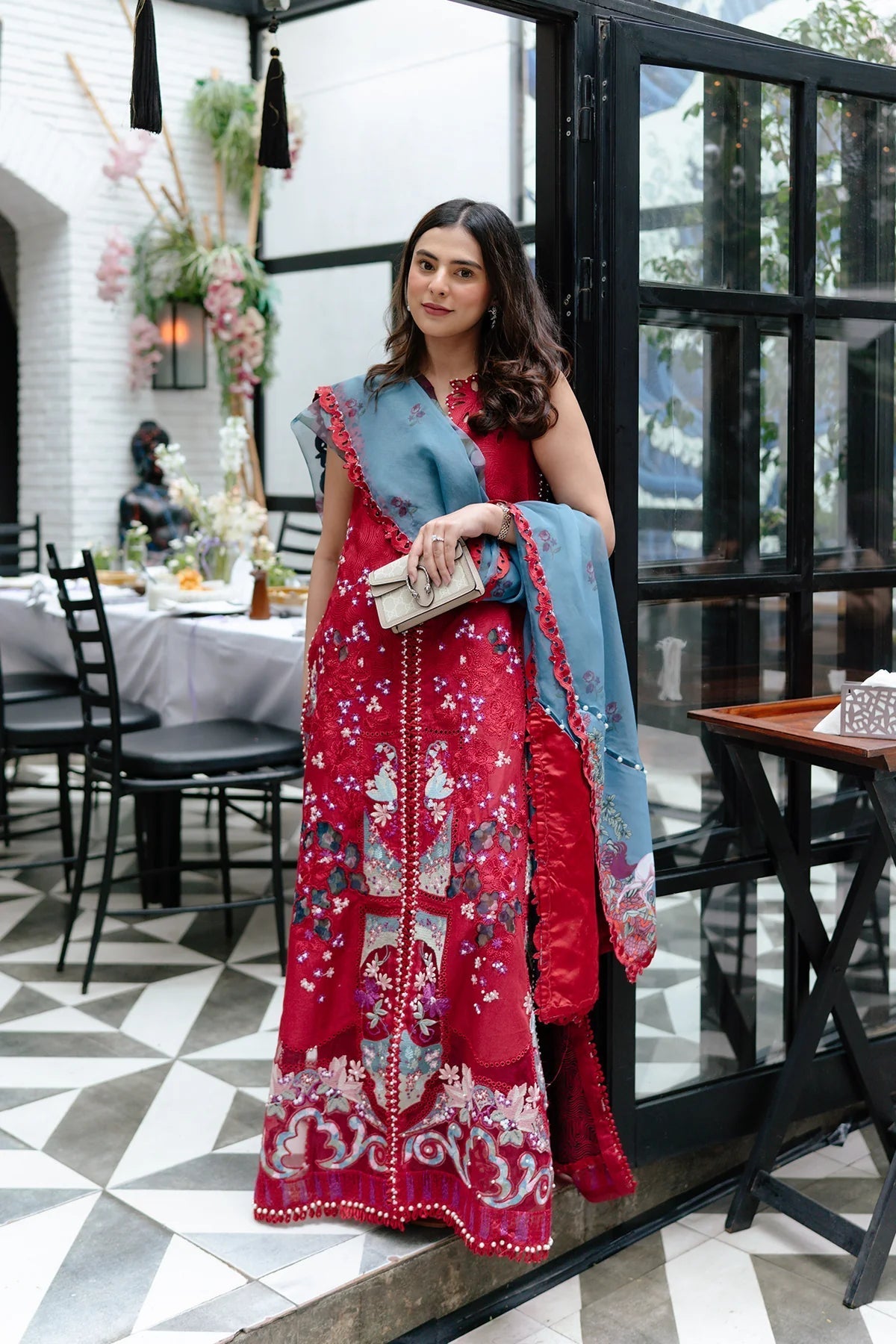 Afrozeh | Luxury Embroidered & Printed Lawn | Glacis