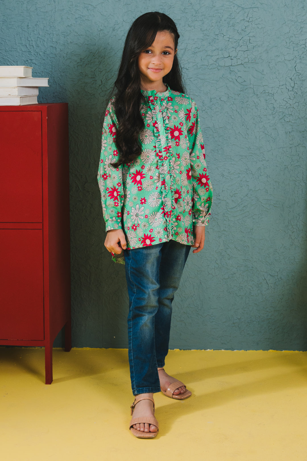 Zellbury Girls | 1 Piece Cambric | Kurta - 1653 - House Of Zarish