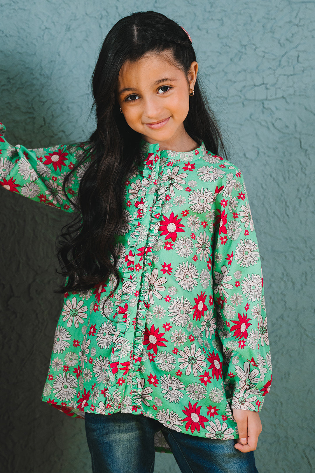 Zellbury Girls | 1 Piece Cambric | Kurta - 1653 - House Of Zarish
