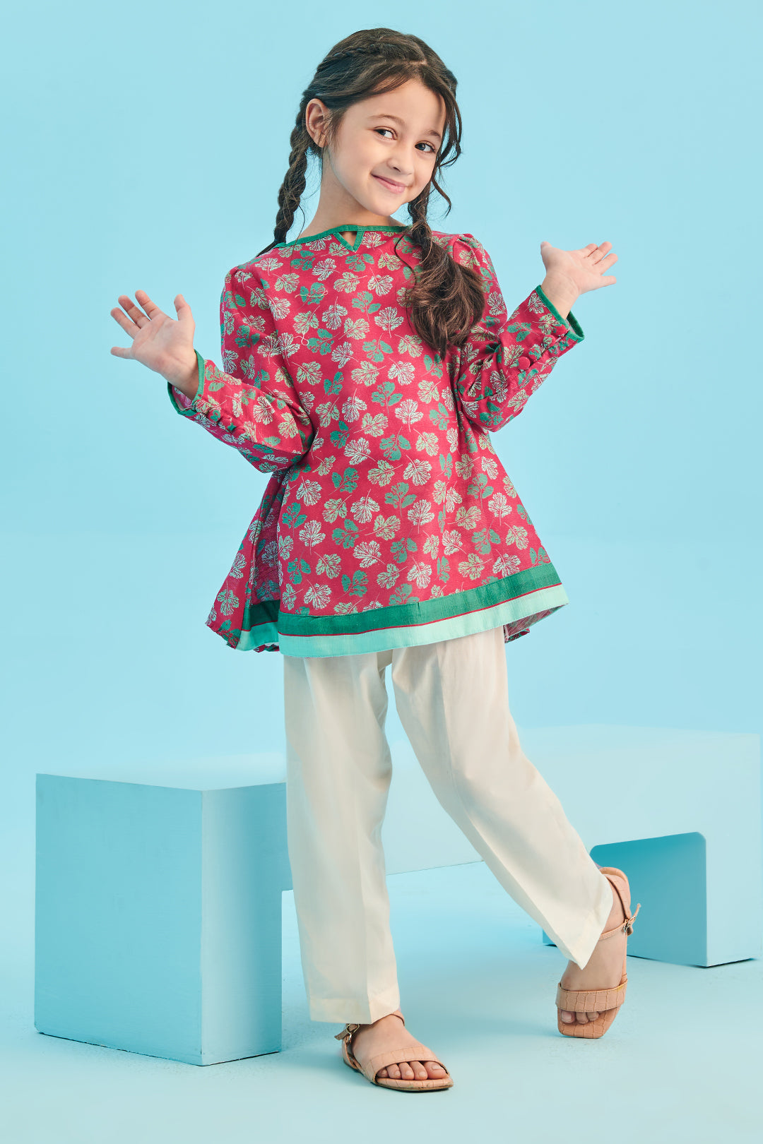Zellbury Girls | 1 Piece Viscose | Kurta - 1700 - House Of Zarish