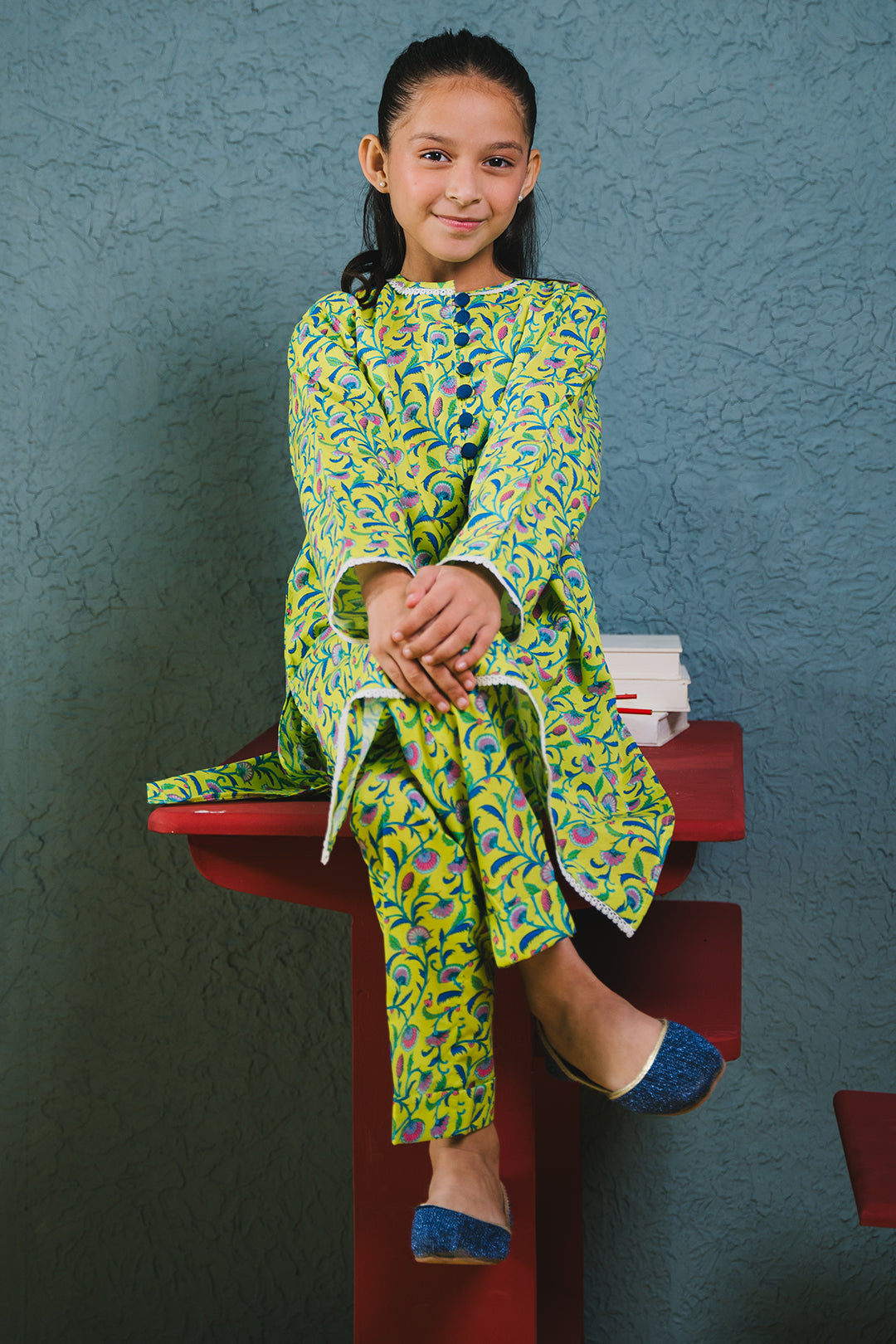 Zellbury Girls | 2 Piece Cambric | Kurta Trouser - 2679 - House Of Zarish