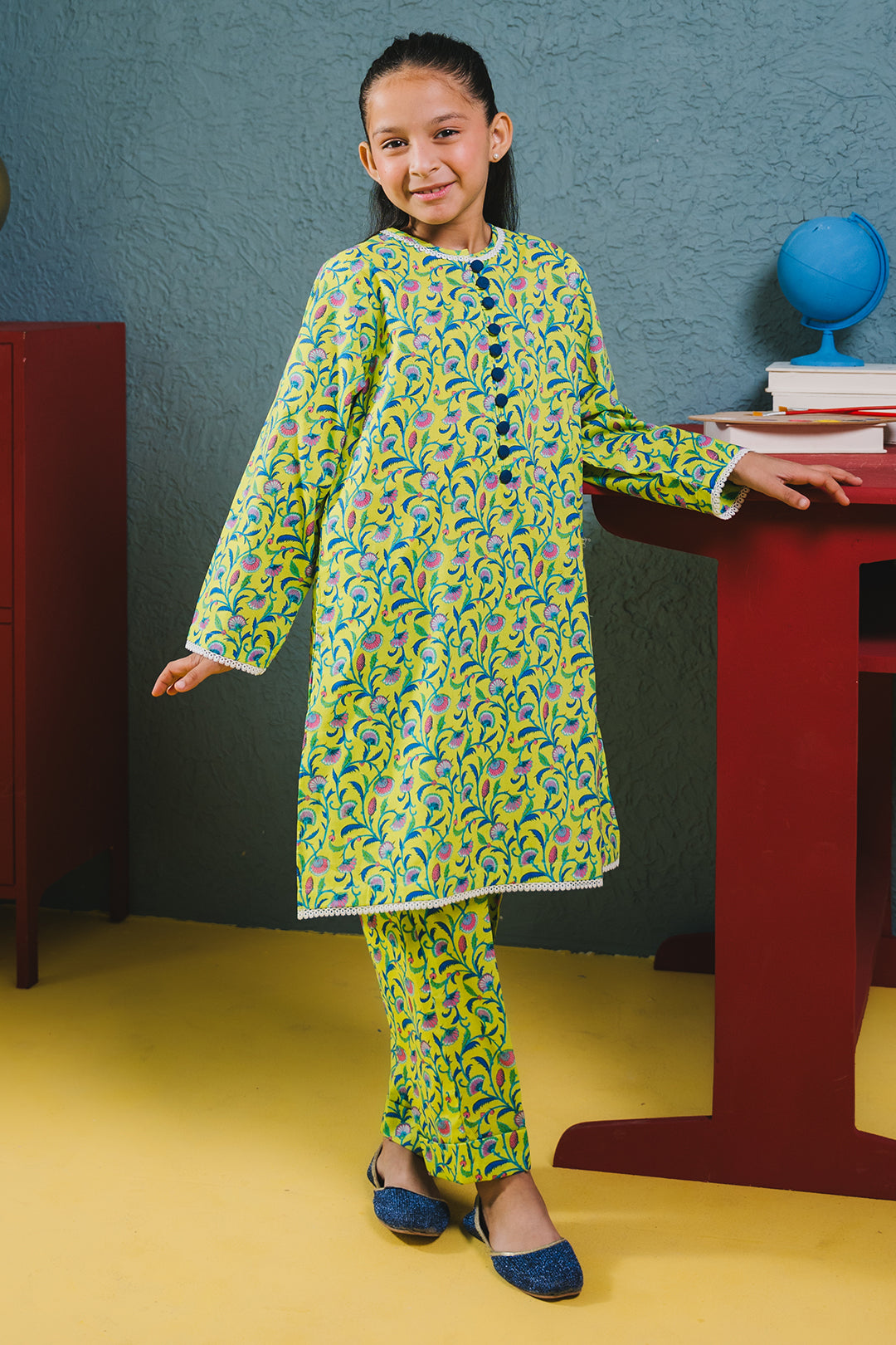 Zellbury Girls | 2 Piece Cambric | Kurta Trouser - 2679 - House Of Zarish