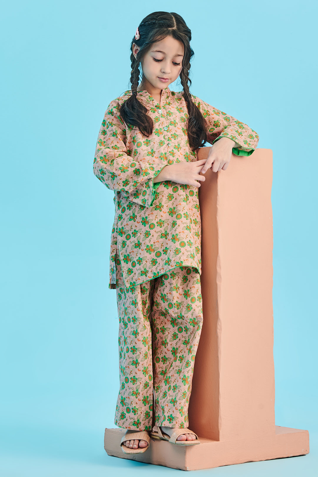 Zellbury Girls | 2 Piece Viscose | Kurta Trouser - 2702 - House Of Zarish
