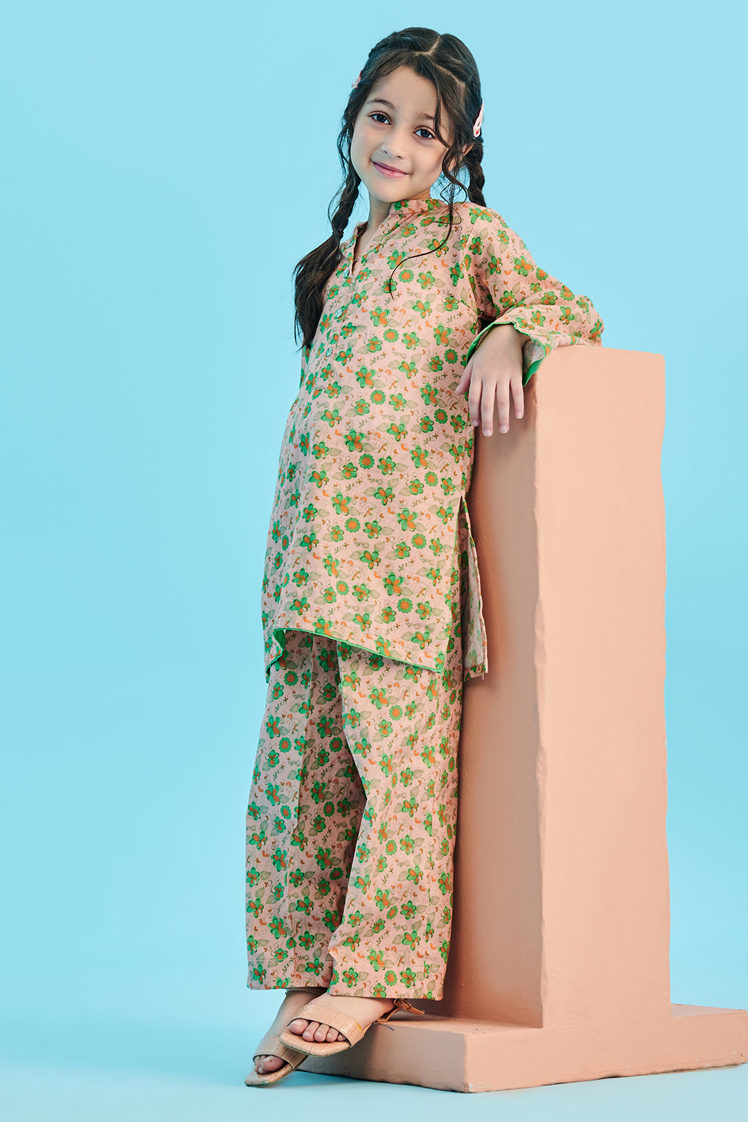 Zellbury Girls | 2 Piece Viscose | Kurta Trouser - 2702 - House Of Zarish