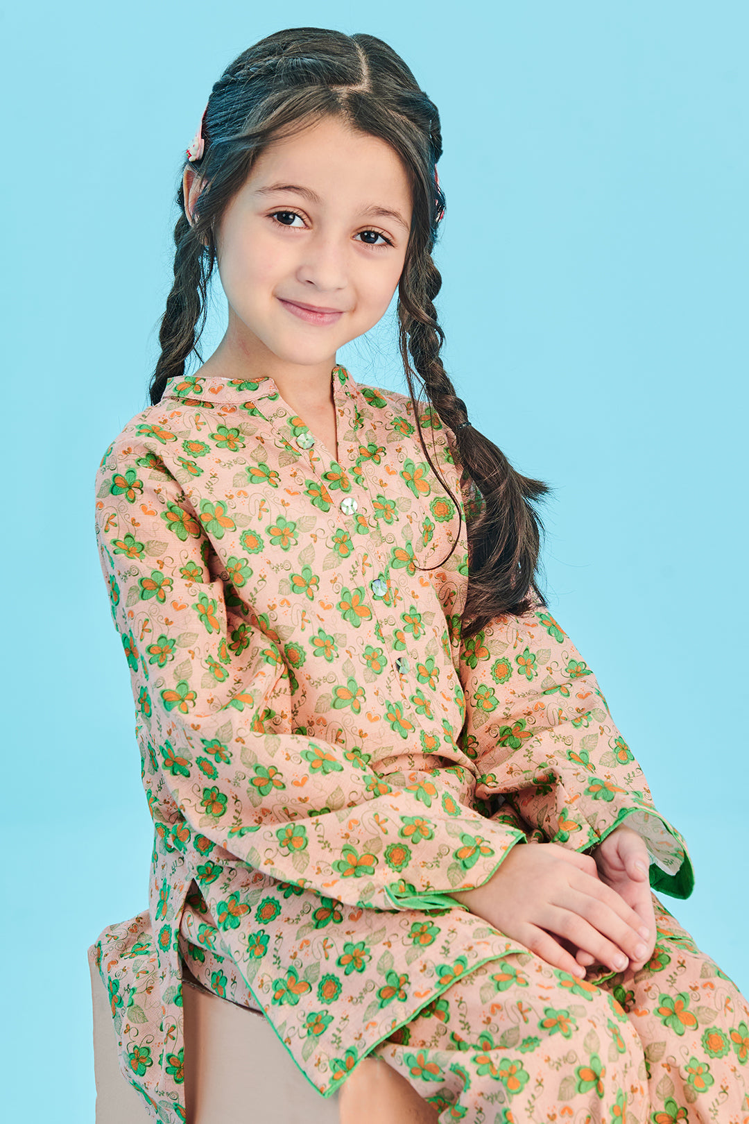 Zellbury Girls | 2 Piece Viscose | Kurta Trouser - 2702 - House Of Zarish