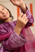 Zellbury Girls | 3 Piece Cambric | Embroidered Kurta Dupatta Trouser - 3664 - Libasekhas