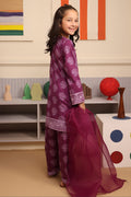 Zellbury Girls | 3 Piece Cambric | Embroidered Kurta Dupatta Trouser - 3664 - Libasekhas