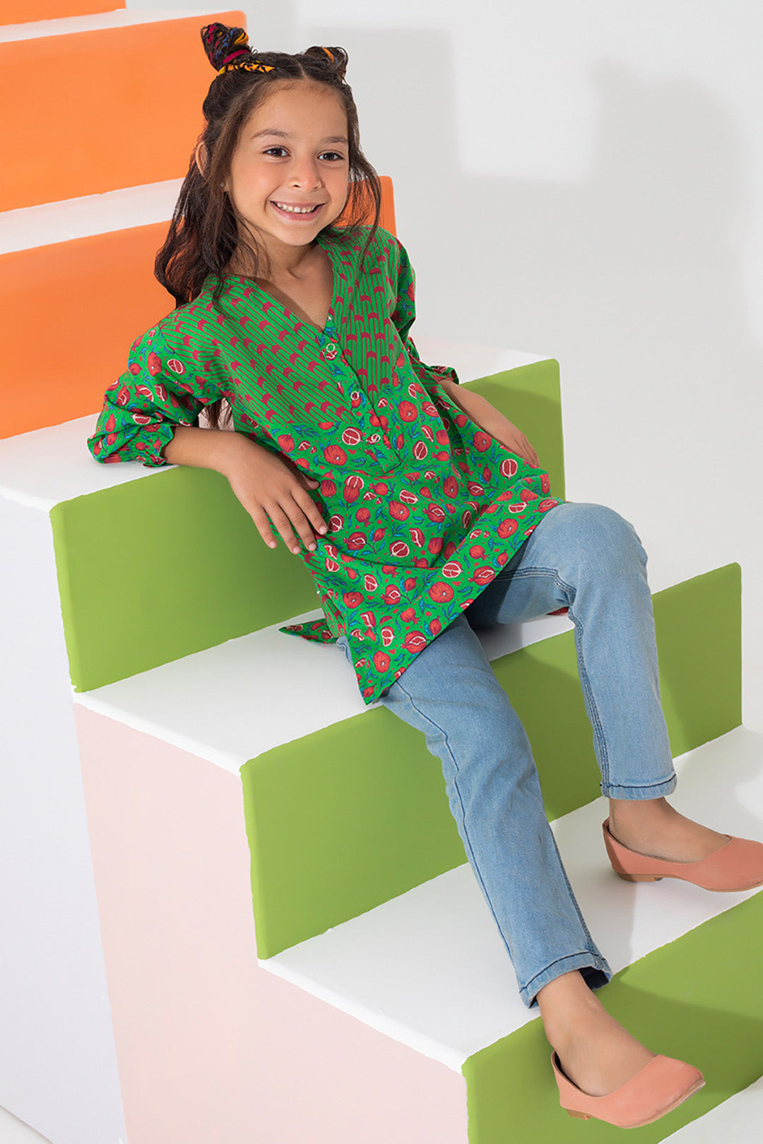 Zellbury Girls | 1 Piece Lawn | Kurta - 1015 - House Of Zarish