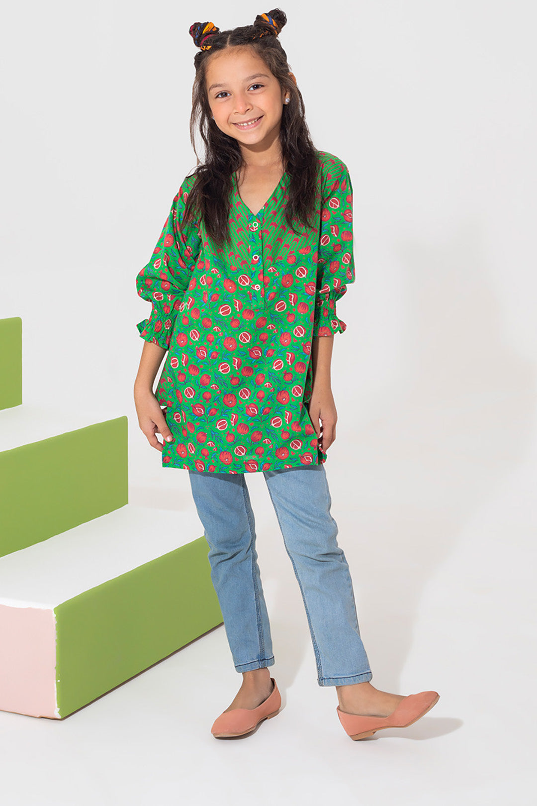 Zellbury Girls | 1 Piece Lawn | Kurta - 1015 - House Of Zarish