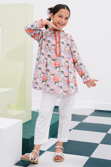 Zellbury Girls | 1 Piece Lawn | Kurta - 1390 - House Of Zarish