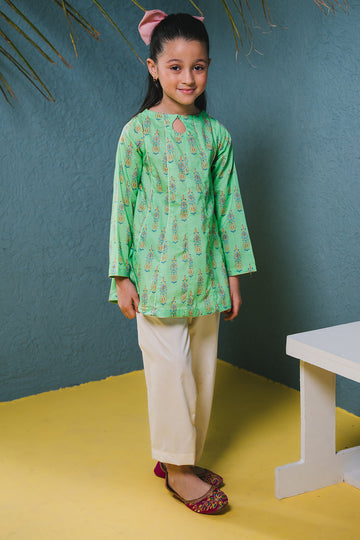 Zellbury Girls | 1 Piece Lawn | Kurta - 1443 - House Of Zarish
