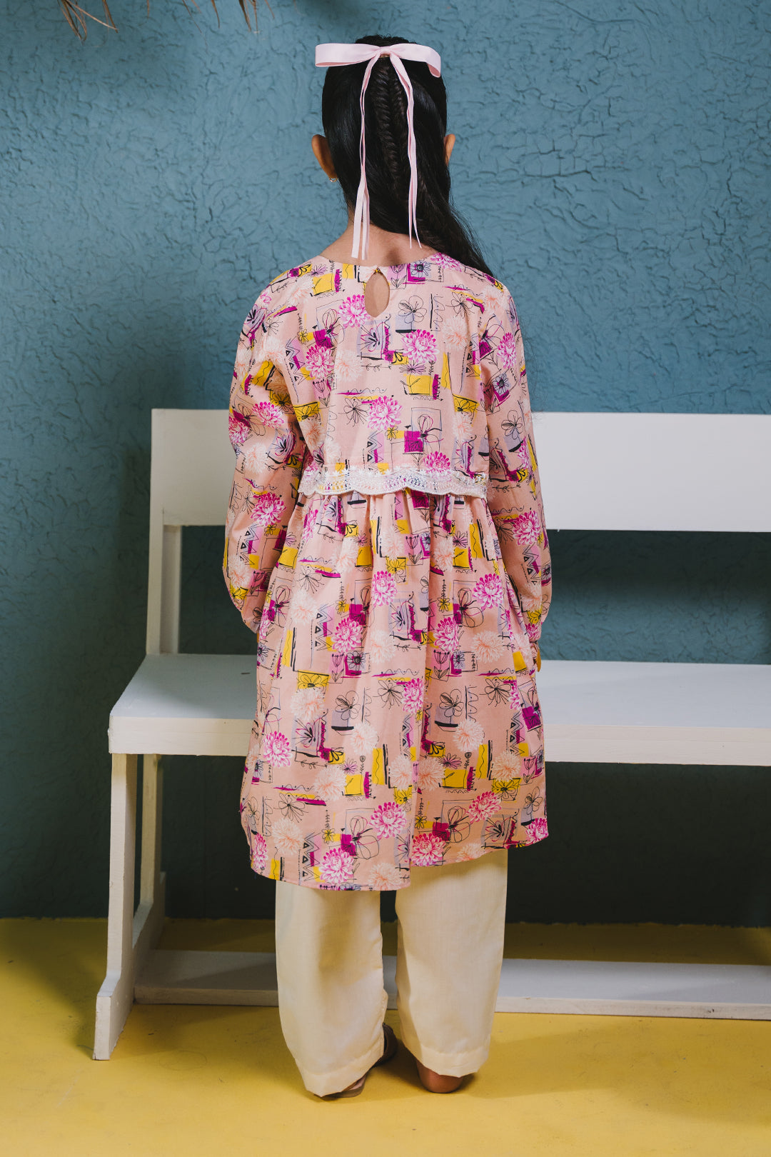 Zellbury Girls | 1 Piece Lawn | Embroidered Kurta - 1452 - House Of Zarish