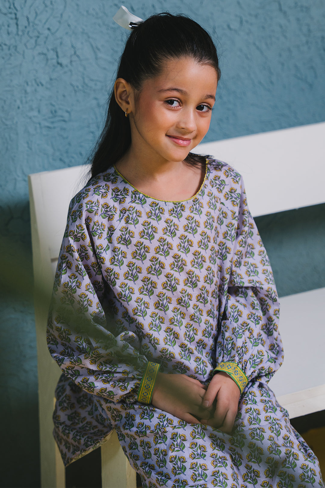 Zellbury Girls | 2 Piece Lawn | Kurta Trouser - 2407 - House Of Zarish