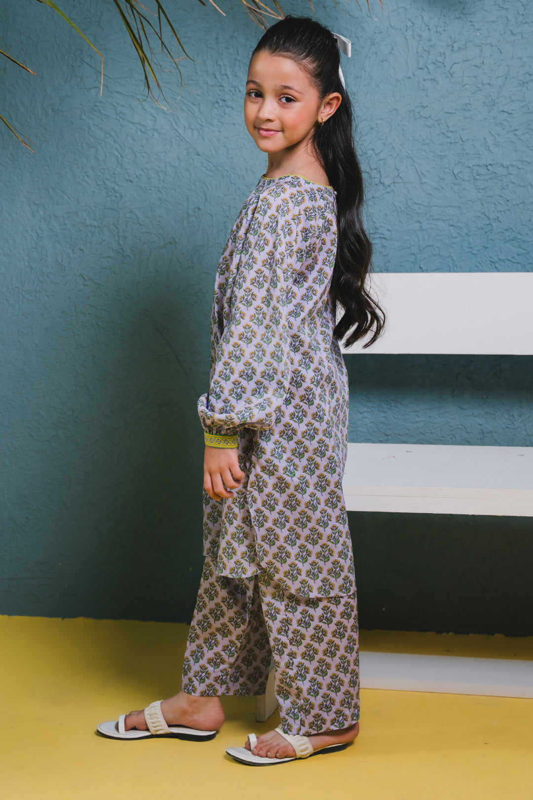 Zellbury Girls | 2 Piece Lawn | Kurta Trouser - 2407 - House Of Zarish
