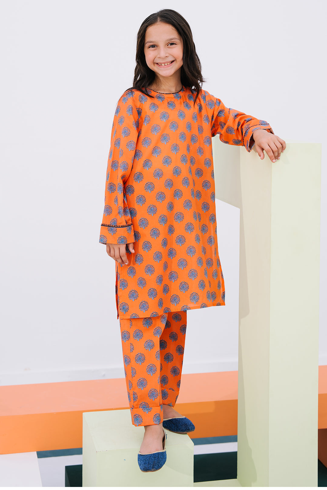 Zellbury Girls | 2 Piece Lawn | Kurta Trouser - 2409 - House Of Zarish