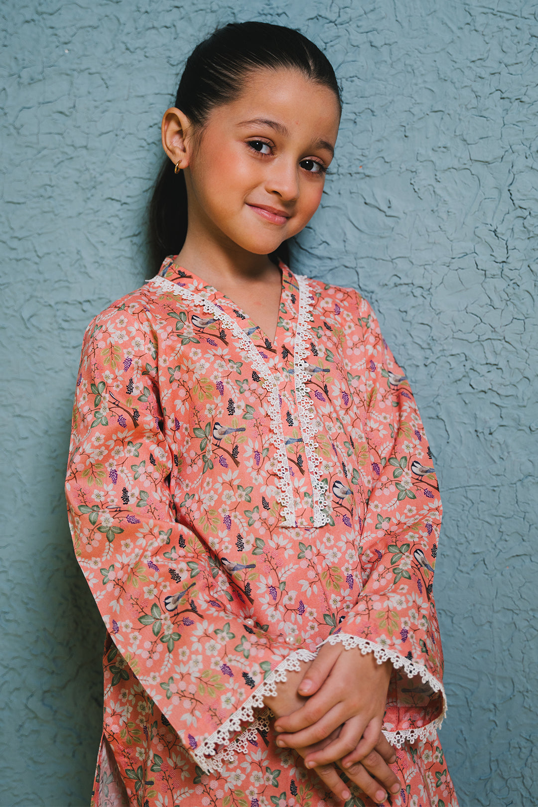 Zellbury Girls | 2 Piece Lawn | Kurta Trouser - 2424 - House Of Zarish