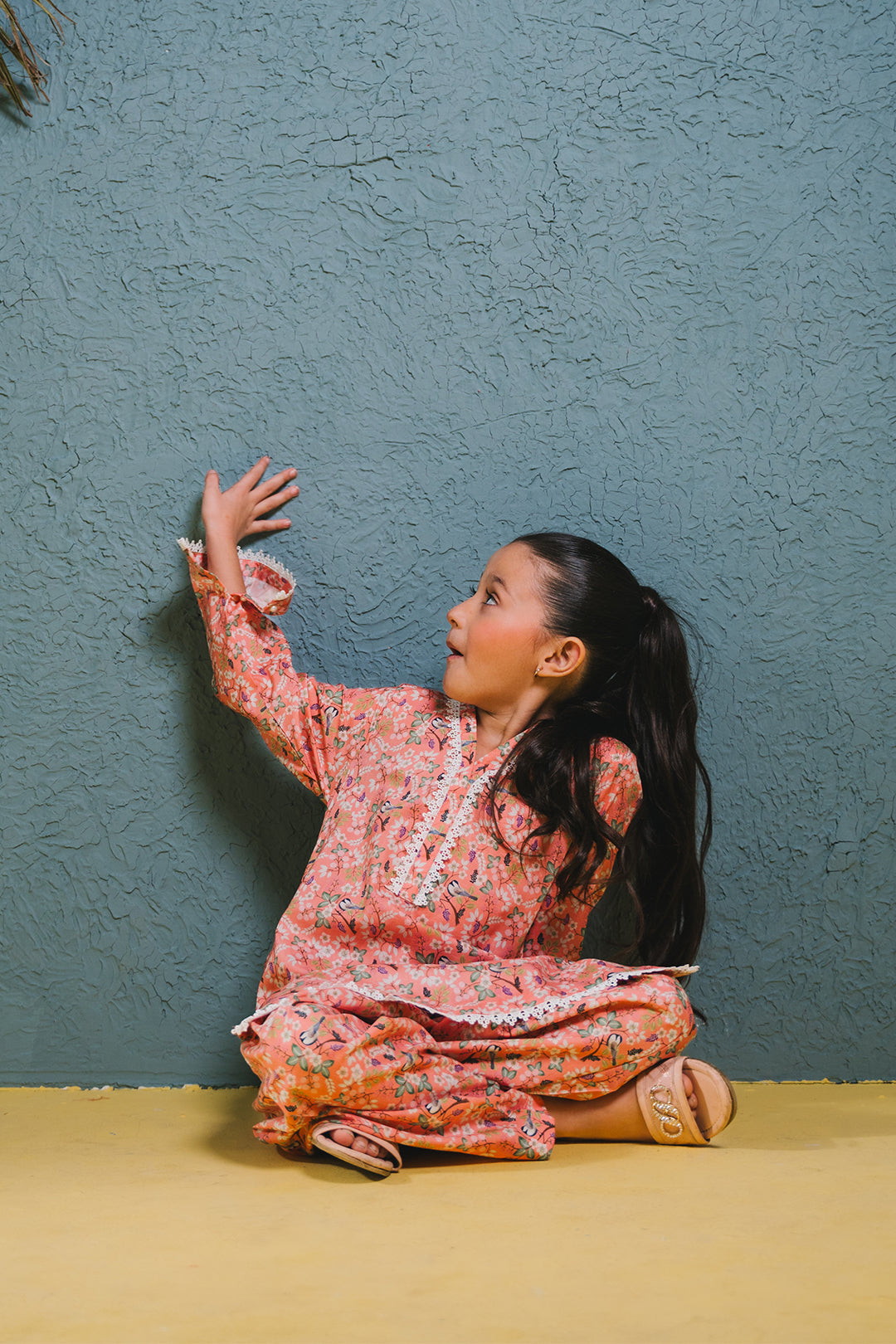 Zellbury Girls | 2 Piece Lawn | Kurta Trouser - 2424 - House Of Zarish