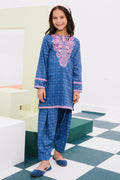 Zellbury Girls | 2 Piece Lawn | Embroidered Kurta Trouser - 2434 - Libasekhas