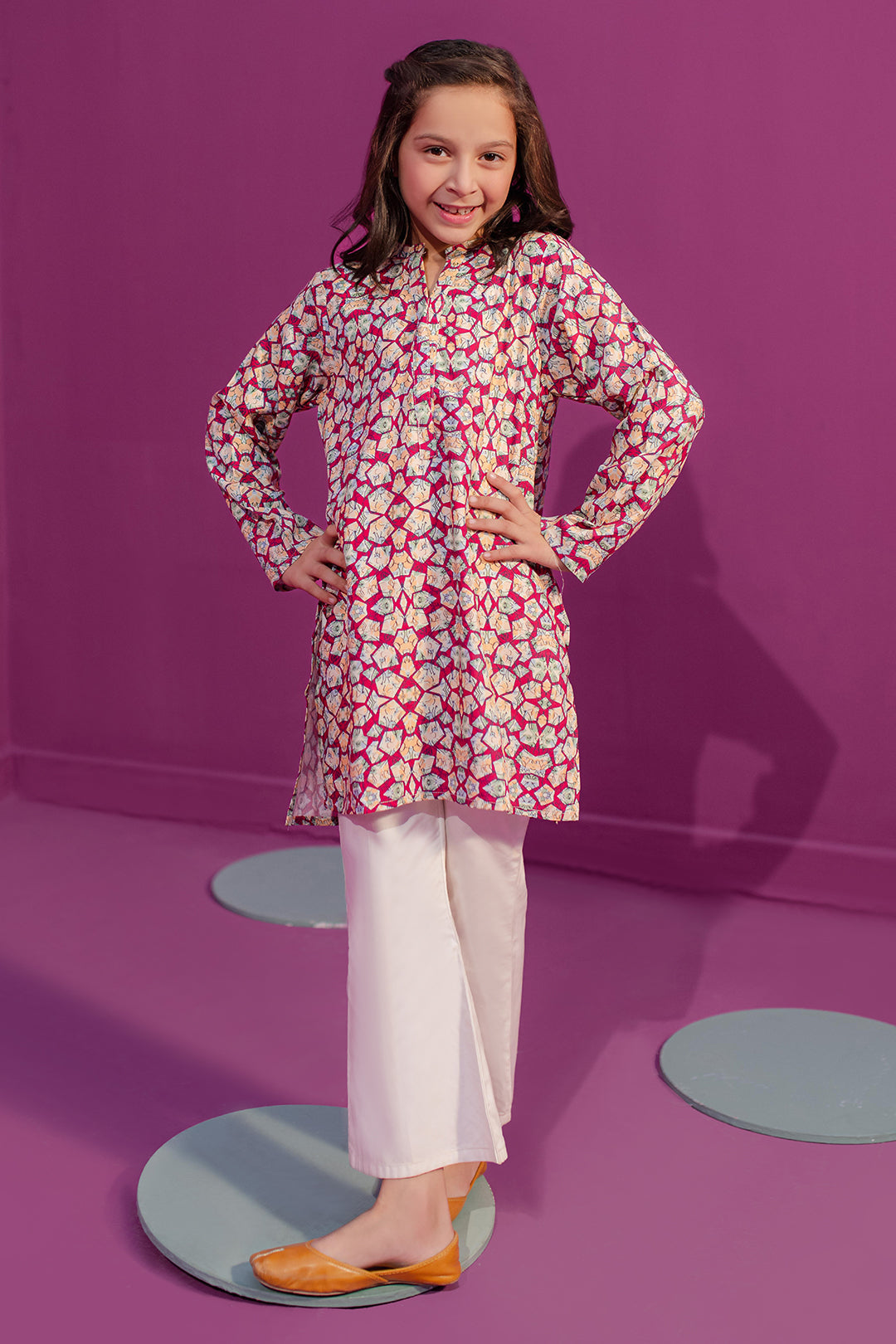 Zellbury Girls | 1 Piece Viscose | Kurta - 1719 - House Of Zarish