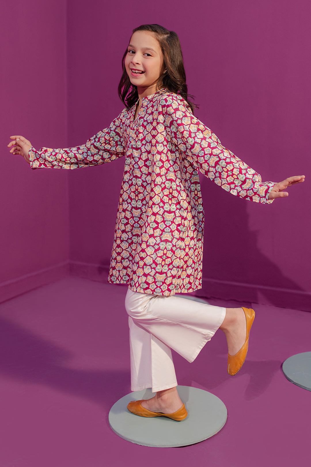Zellbury Girls | 1 Piece Viscose | Kurta - 1719 - House Of Zarish