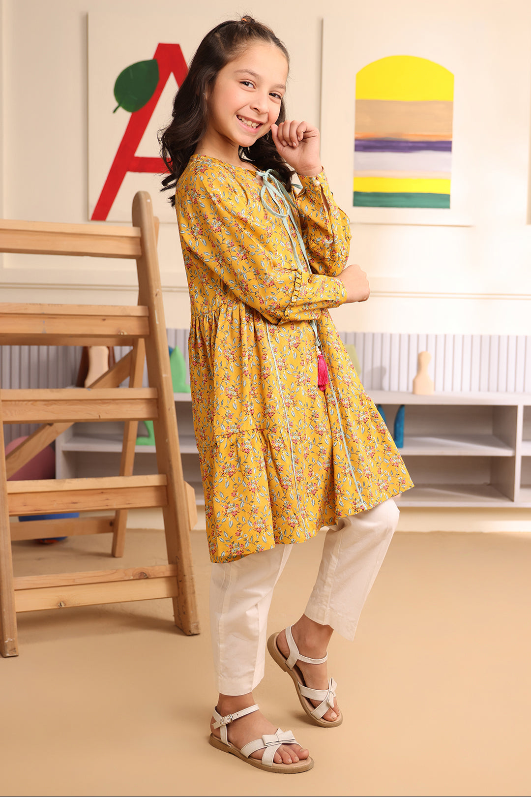 Zellbury Girls | 1 Piece Viscose | Kurta - 1723 - House Of Zarish