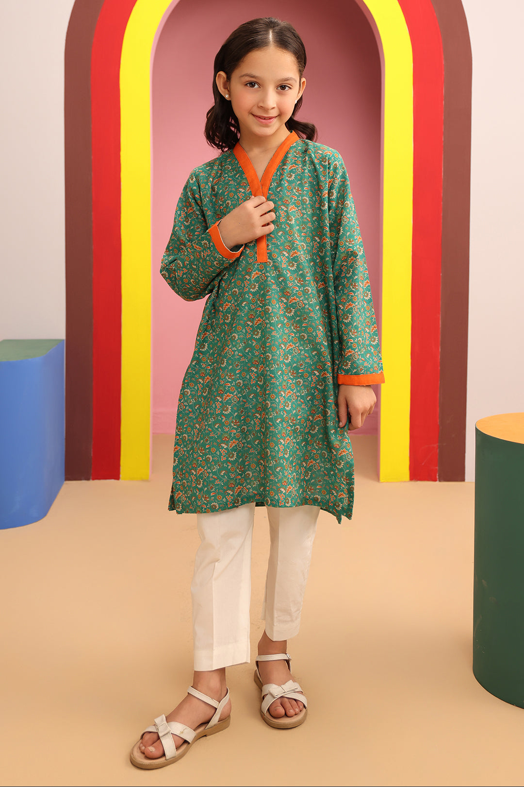 Zellbury Girls | 1 Piece Khaddar | Kurta - 1776 - House Of Zarish