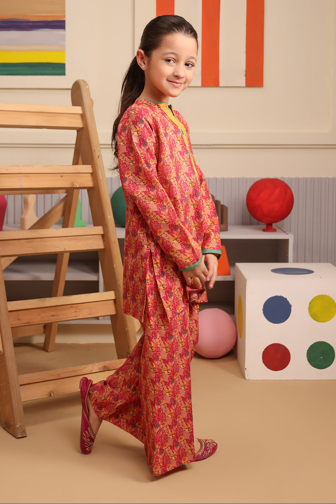 Zellbury Girls | 2 Piece Karandi | Kurta Trouser - 2759 - Libasekhas