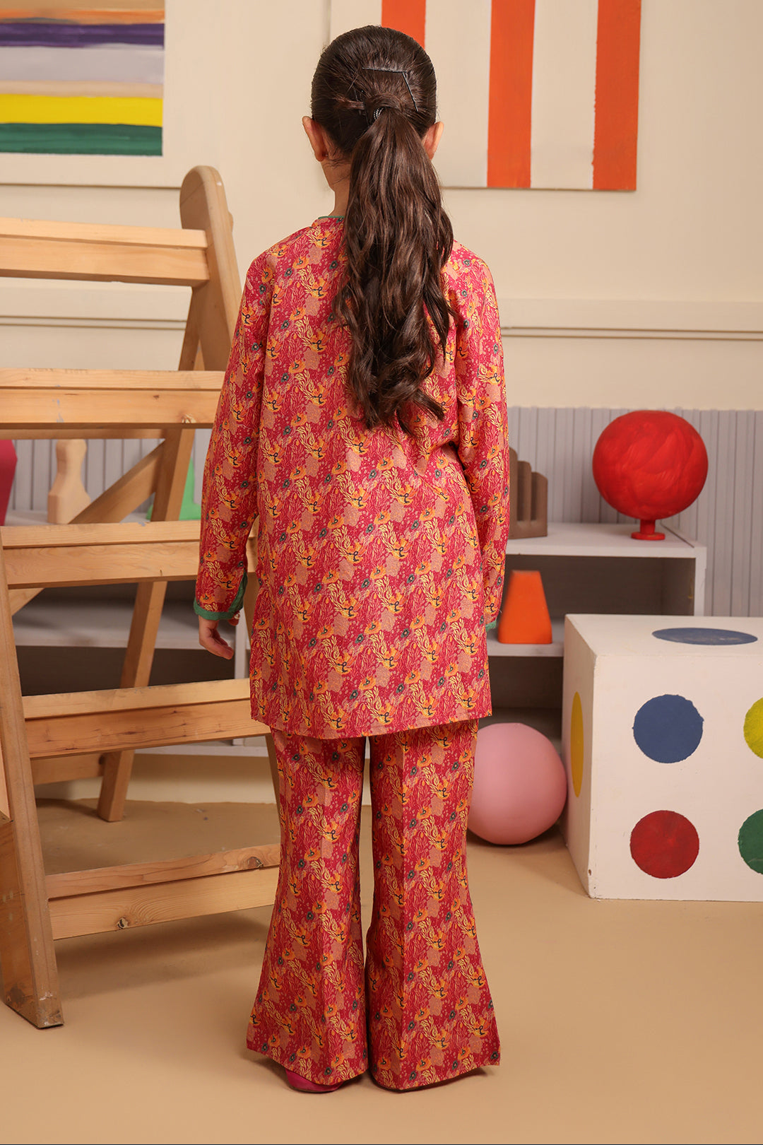Zellbury Girls | 2 Piece Karandi | Kurta Trouser - 2759 - House Of Zarish