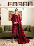 Gulaal | Embroidered Chiffon 23 | RUBY GL-EC-23V1-02 - House Of Anaya