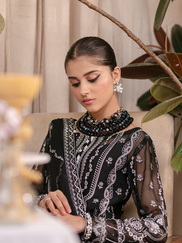 Gulaal | Embroidered Chiffon 23 | MAHJABEEN UC-01 - House Of Anaya