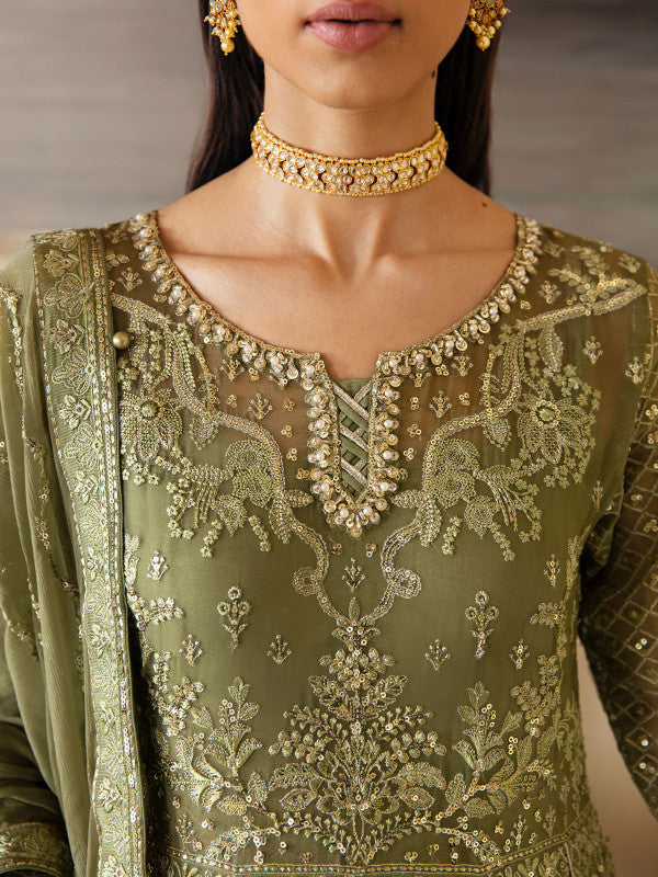 Gulaal | Embroidered Chiffon 23 | AYSA GL-EC-23V1-07 - House Of Anaya