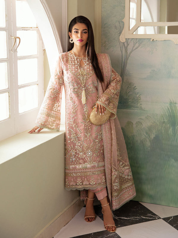 Gulaal | Embroidered Chiffon 23 | AYSEL GL-LP-V2-11 - House Of Anaya