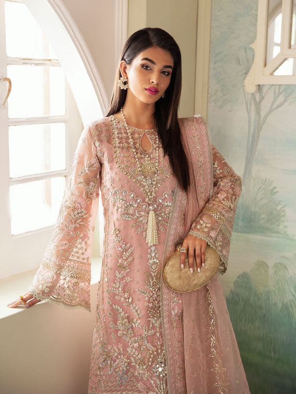 Gulaal | Embroidered Chiffon 23 | AYSEL GL-LP-V2-11 - House Of Anaya