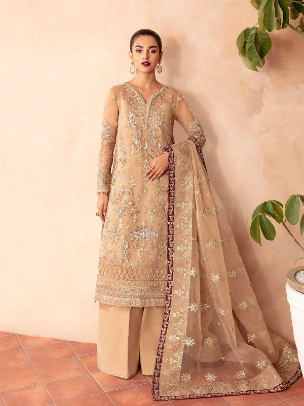 Gulaal | Embroidered Chiffon 23 | EMILIA GL-LP-V2-14 - House Of Anaya