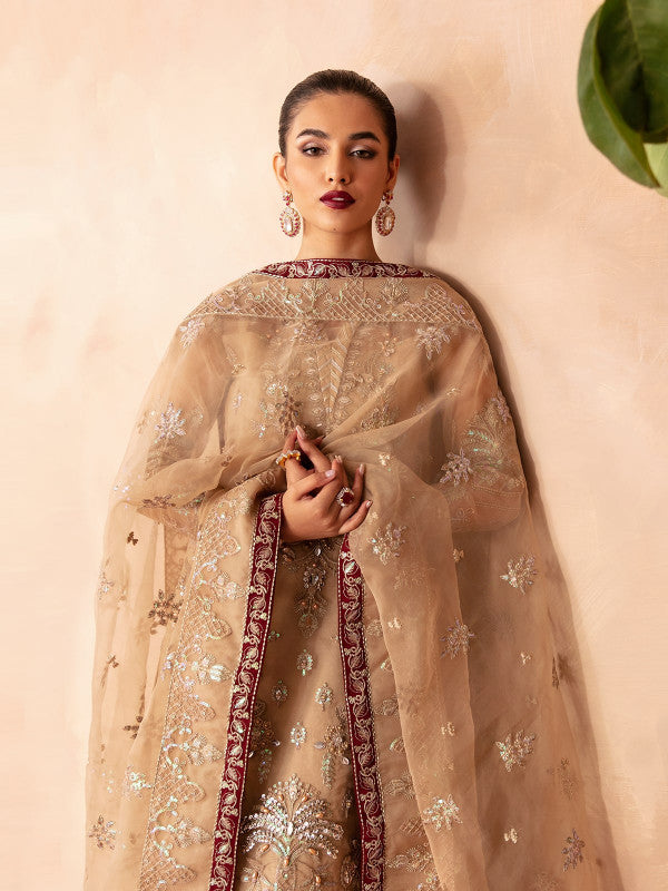 Gulaal | Embroidered Chiffon 23 | EMILIA GL-LP-V2-14 - House Of Anaya