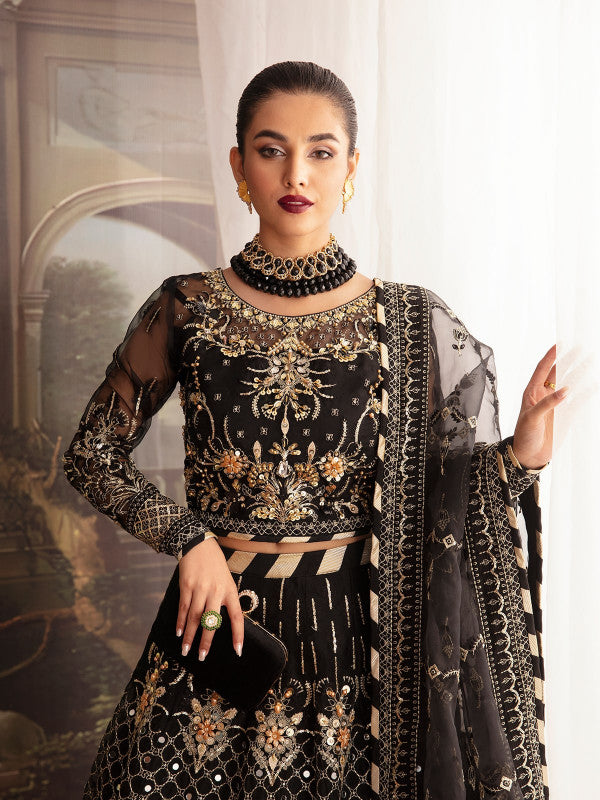 Gulaal | Embroidered Chiffon 23 | STELLA GL-LP-V2-13 - House Of Anaya