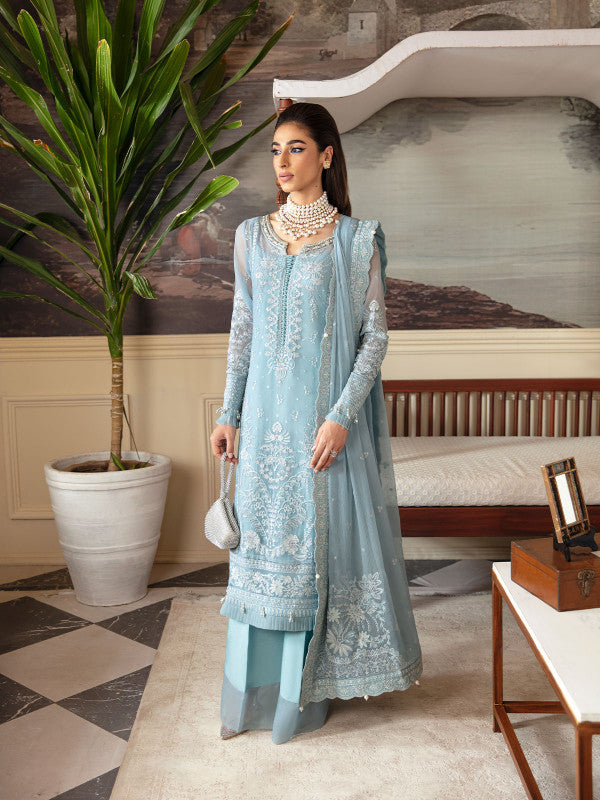 Gulaal | Embroidered Chiffon 23 | CALYPSO GL-EC-23V1-05 - House Of Anaya