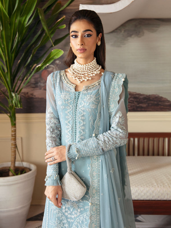 Gulaal | Embroidered Chiffon 23 | CALYPSO GL-EC-23V1-05 - House Of Anaya