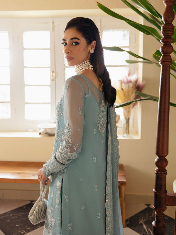 Gulaal | Embroidered Chiffon 23 | CALYPSO GL-EC-23V1-05 - House Of Anaya